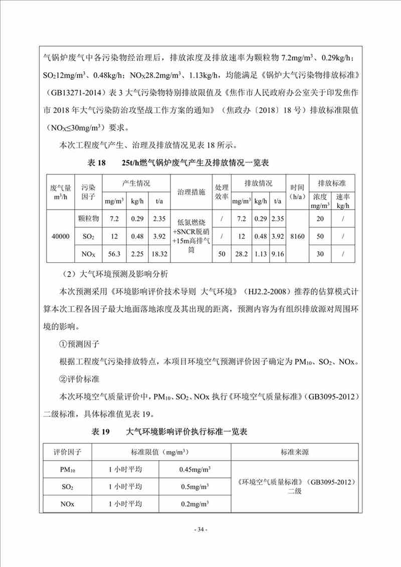 關于我司25噸/時燃氣鍋爐項目的公示